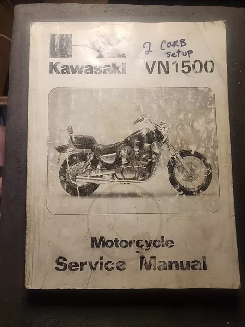 Official Service Shop Repair Manual 87-96, 97 Kawasaki VN1500 Vulcan 1500 88