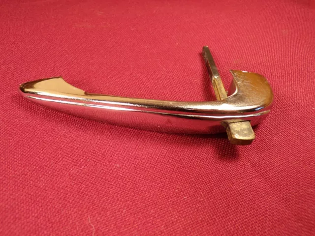 Vintage Chrome Cabinet Door Handle Drawer Pull 30s 40s 50s Mid Century Modern