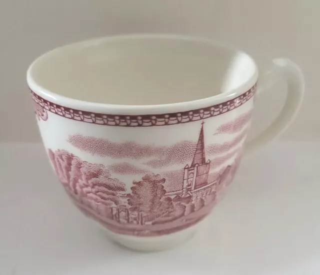 Johnson Bros. Old Britain Castles Pink Flat Cup “Made in England”