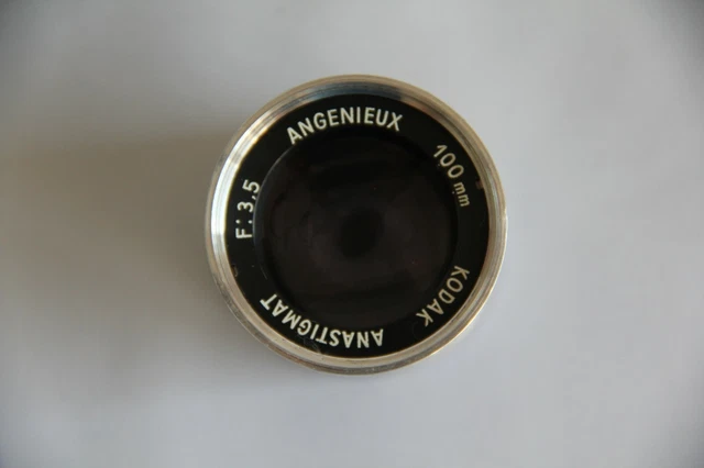 Objectif De Projecteur Angénieux F:3,5 F=100 Mm Kodak Anastigmat - Très Bon état