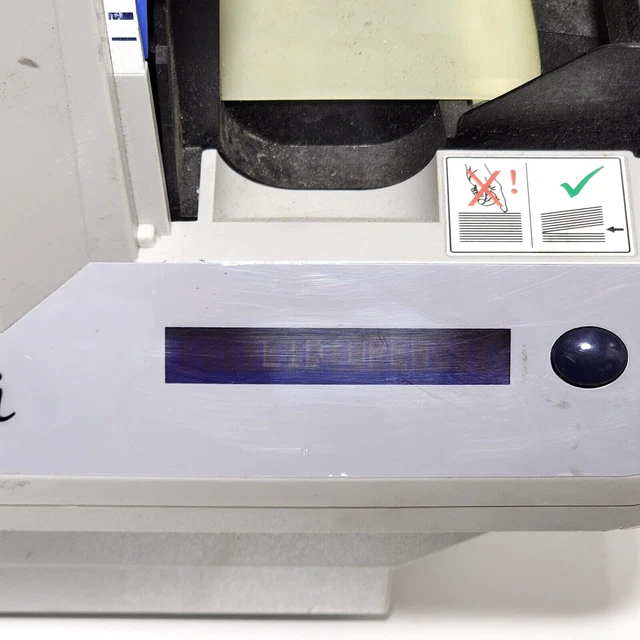 ZEBRA P430I ID Card Thermal Printer ID CARD PRINTER/PARTS AS-IS READ