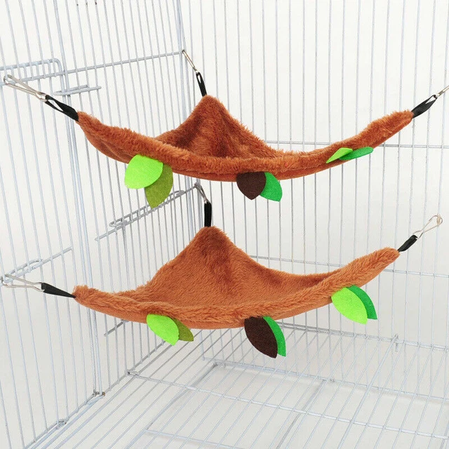 1Pc Haustier Hamster Vogel Hängend Schaukel Hängematte Tier Ratte Maus Käfig Q 3