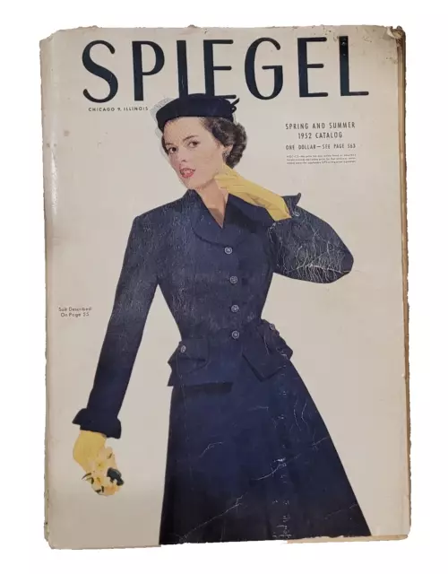 Spiegel Catalog Vintage 1952 Spring And Summer Large