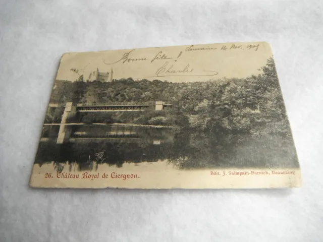 CPA carte postale Château Royal de Ciergnon Belgique Belgie 1905