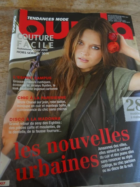 Magazine BURDA COUTURE FACILE CHIC A LA PARISIENNE Automne/Hiver 2010 - Avec Patrons Complets, Occasion