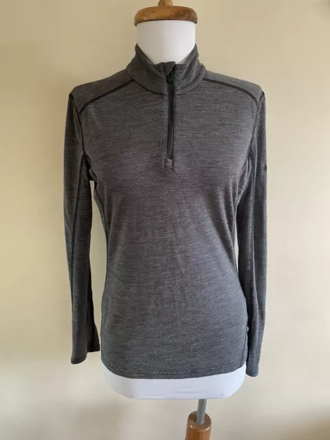 Montane' Primino 140 Base Layer   Grey Pullover Top Merino Primaloft Flaw Uk 12