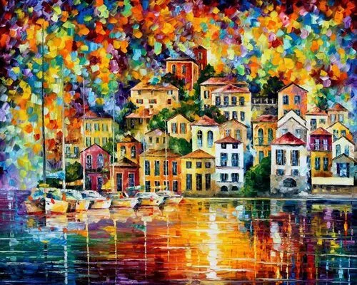 Paint By Numbers - Harbourside - 40x50 DIY painting kit - AU Stock