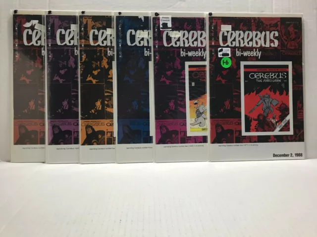 PRIMO:  CEREBUS Bi-weekly #1 2 3 4 5 6 NM Aardvark-Vanaheim Dave SIM comics i2
