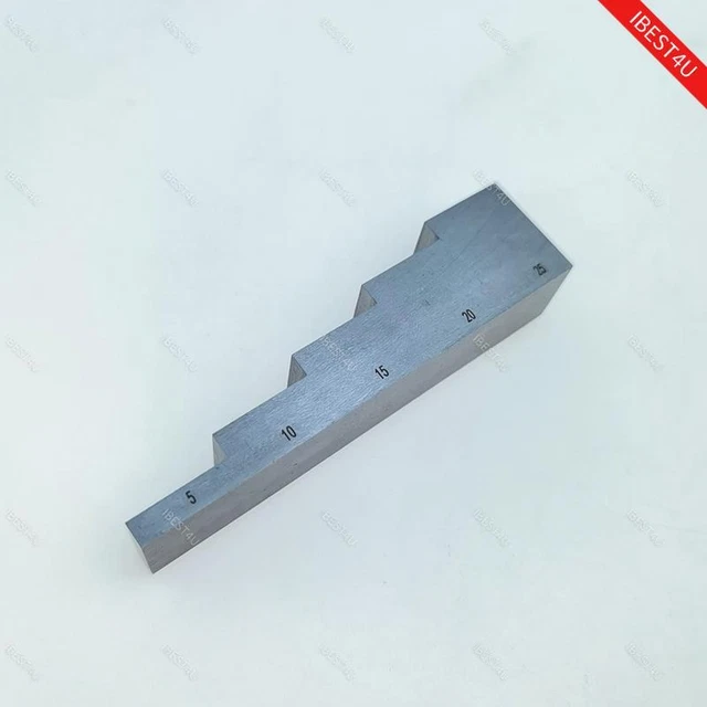 1018 STEEL ULTRASONIC Calibration Block for Thickness Gauge Tester