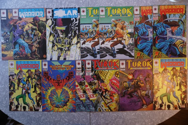 Valiant Comic Lot 13 Issues Solar Turok Eternal Warrior Bloodshot SUPERIOR!