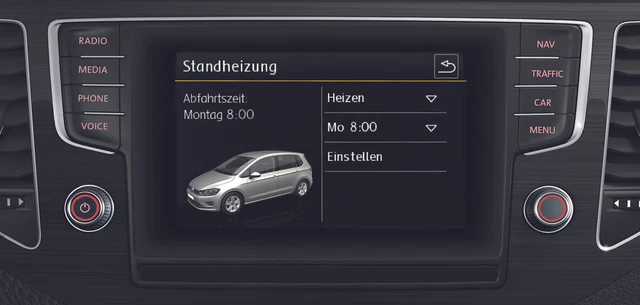 VW Passat B8 3G Golf 7 Webasto Standheizung Nachrüstsatz Benzin In