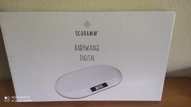 BSH %@% Schramm® Babywaage flach digital bis 20kg Baby Waage Säuglingswaage