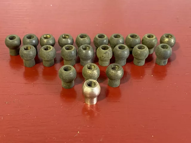 VINTAGE 1910 's 1920 's BRASS SPARK PLUG TERMINAL LOT (22) GM FORD MOPAR STUDE