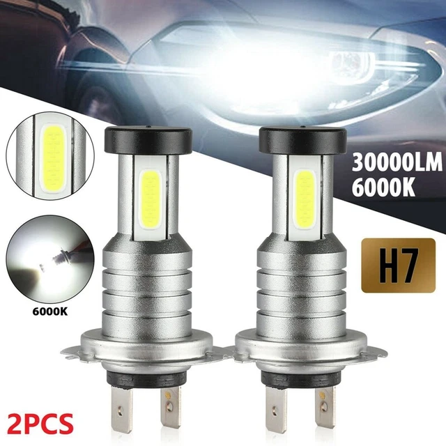 2 Lampadine H7 LED Per Auto - 30000LM, 6500K Bianco, 700% Più Luminose Delle Alogene - Foto 8