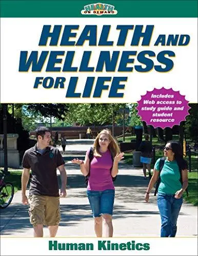 HEALTH AND WELLNESS FOR LIFE (HEALTH ON DEMAND) By Human Kinetics **Excellent**