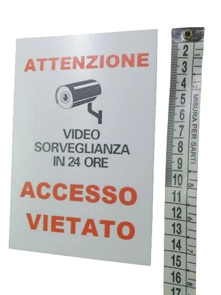 CARTELLO TARGA USCITA Di Sicurezza Lasciare Libero Segnaletica Pvc 20 X