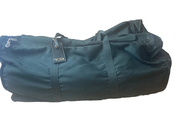 Tumi Alpha Wheeled Duffle Ballistic Nylon Rolling Duffel Bag Large 36 in Green