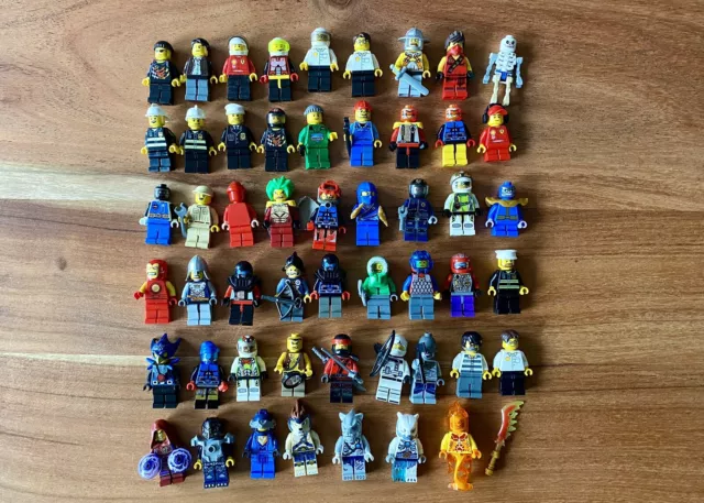 52 Lego® Minifiguren versch. Super Heroes Ninjago City u.s.w.