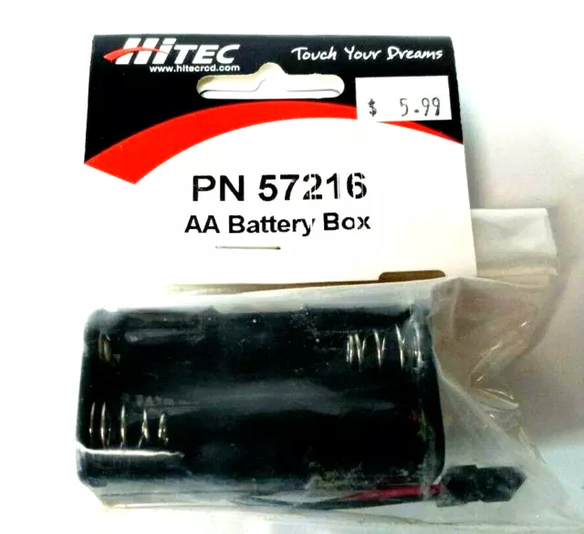 NEW HiTEC PN# 57216 AA Battery Box