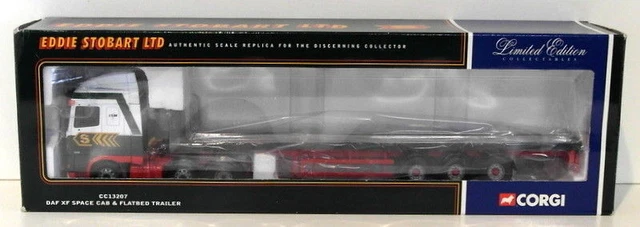 Corgi camion scala 1/50 CC13207 - Cabina spaziale e rimorchio piano DAF XF - Stobart