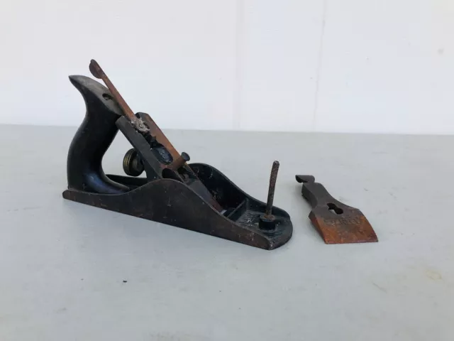 Old Stanley Bailey No 3 Smooth Bottom Wood Plane Parts / Repair