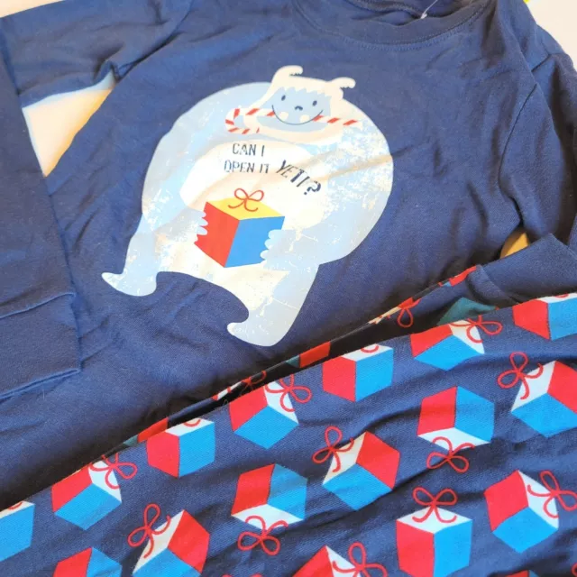 Gymboree Boys Gymmies sz 10 Blue Yetti Holiday Pajamas NWT winter