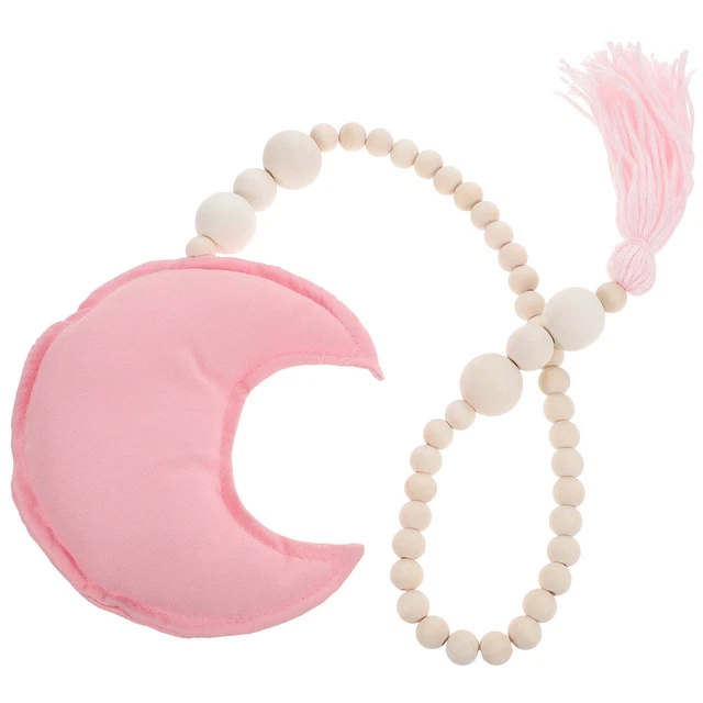 Moon Tassel Beads Nordic Decor Moon Hanging Decor Children's Room