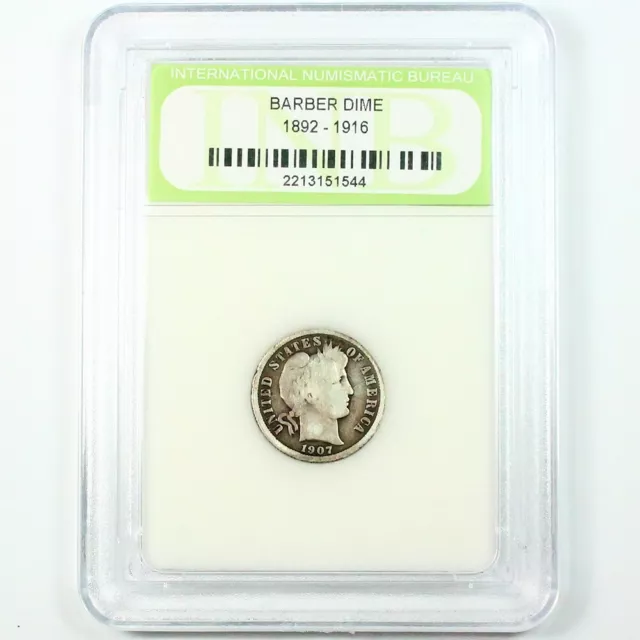 Slabbed - U.S. Barber Dime - 90% Silver