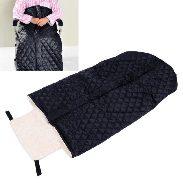 Portable Fleece Wheelchair Blanket - Waterproof Leg Cover Wrap for Travel