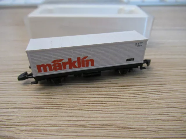 Märklin Mini Club Wagon de Marchandises 8617 IN Ovp Bon État Complète Function