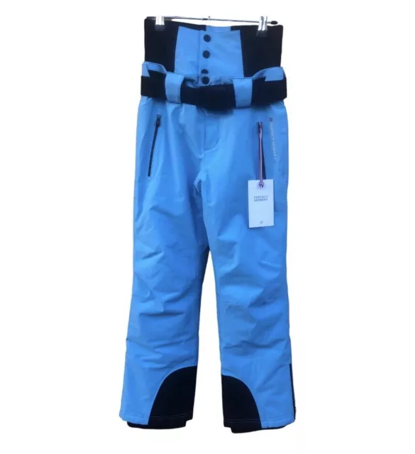Pantaloni da sci Perfect Moment Kids Y8 Chamonix, blu cielo età 8 unisex imballo originale £425 nuovi con etichette