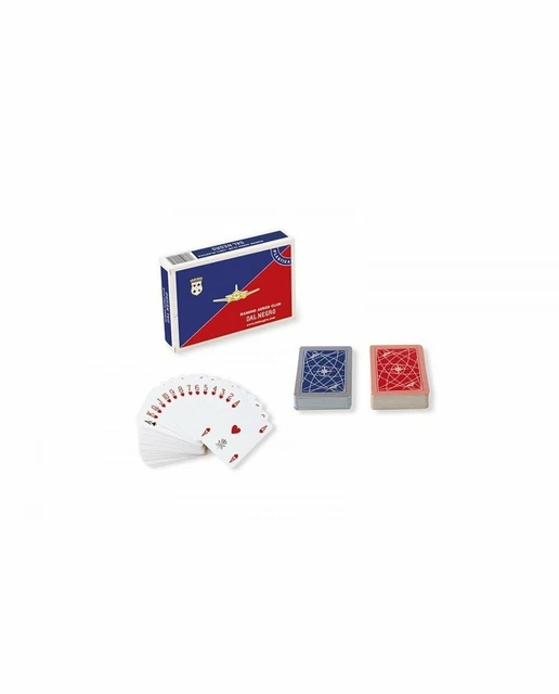 Lot de 2 cartes à jouer en plastique imperméables, jeu de cartes à grand index pour adultes
