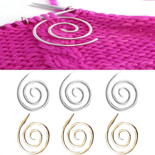 Spiral Cable Knitting Needle Handmade Knitting Tool Helical Knitting Nee-dx