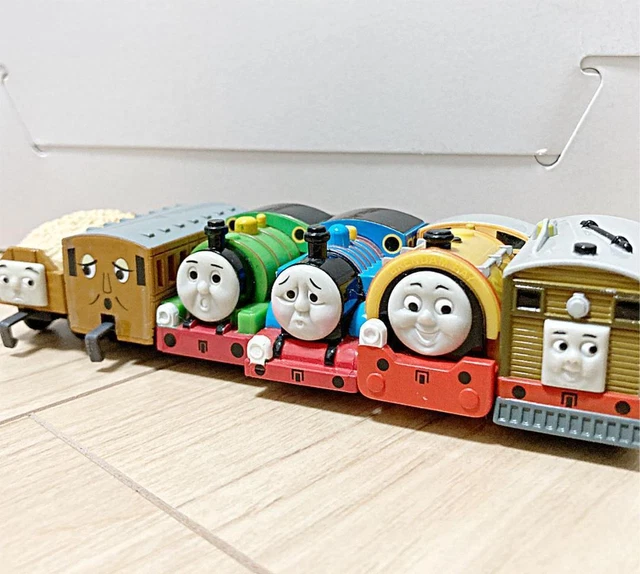 VTG 2000 2002 TOMY THOMAS CAPSULE PLARAIL SET (Percy Toby Annie etc) F25428