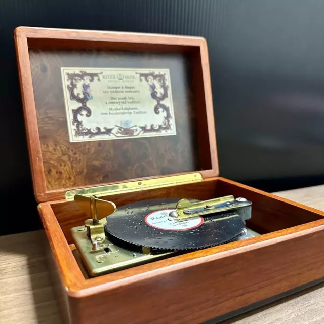 REUGE Music AXA.9300 30 Valve Disk Music Box AD 30 Music Box６Romance Disks Set