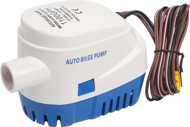 12V Automatic Submersible 1100GPH Boat Bilge Water Pump Auto With
