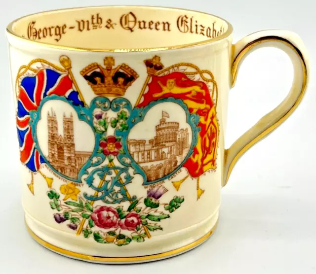 Hammersley King George Vi Queen Elizabeth Coronation 1937 Mug