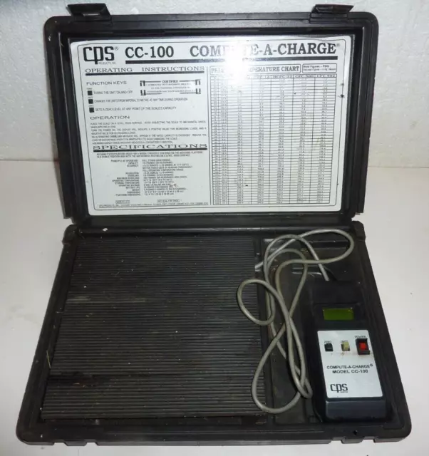 CPS CC100 Compute-A-Charge HVAC Refrigerant Scale