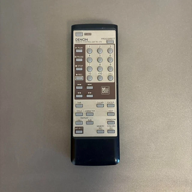 DENON DMD1000 MINIDISC MD Recorder Deck Player silber von JP EUR 189