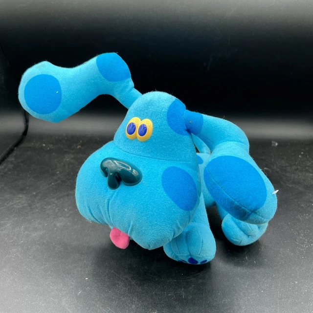 Tyco Blues Clues BLUE Plush  Doll Vintage 1997 Preschool  9" Posable  [A5]