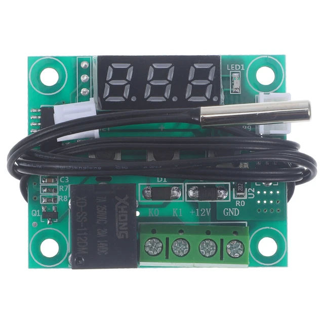 Termostato Digitale XH-W1209 Con Sensore NTC - Controllo Temperatura -50°C A 110°C - 12V