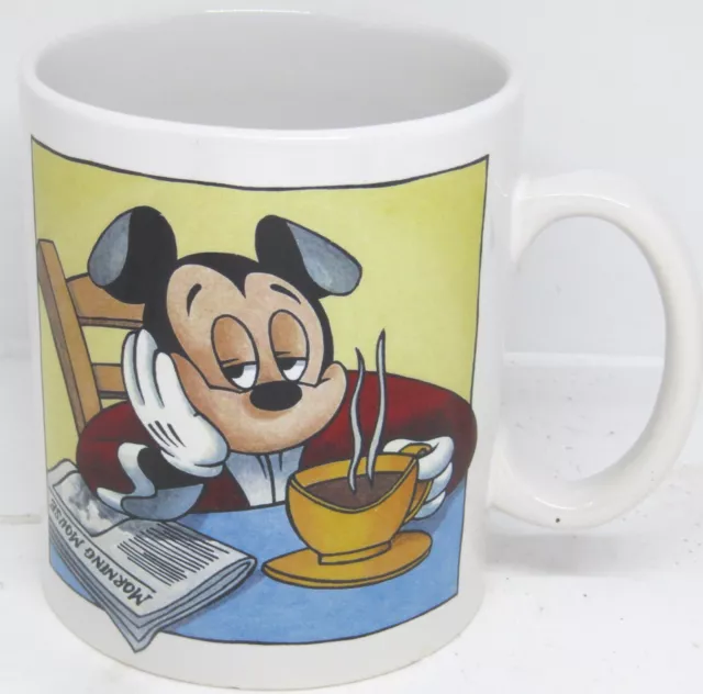 Disney Mickey Mouse Coffee Mug 20 oz Ceramic Its A Brew-Tiful Morning