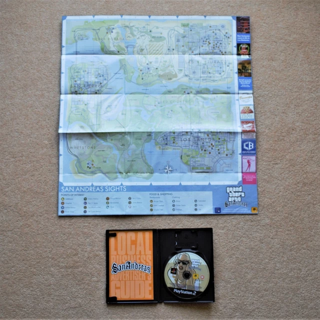 Manuel D'instructions PS2 – Grand Theft Auto San Andreas – GTA
