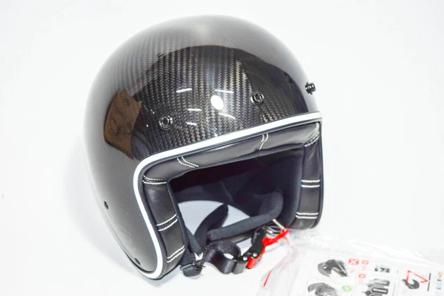 Gac17Xxl - Casco Jet, Airoh Garage Carbon,Helmet Taglia Xxl