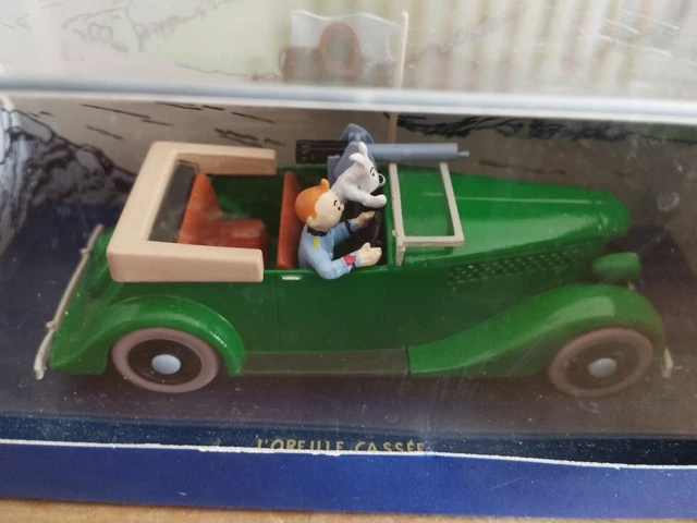 Voiture Tintin Hergé Moulinsart la mitrailleuse de l oreille cassée boite neuve