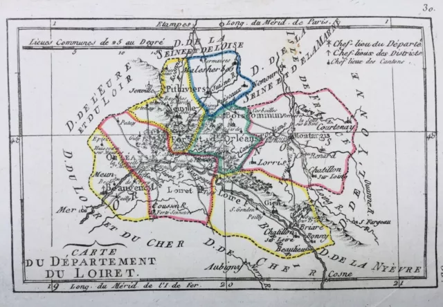 Loiret 1794 Meung Beaugency Chatillon Pithiviers Orleans Cousson Briare Poilly