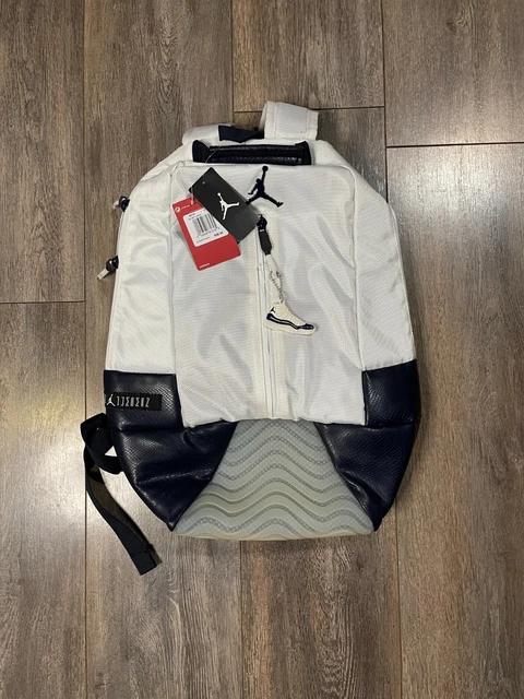 NIKE JORDAN Retro 11 'Concord' White/Obsidian Jumpman Backpack/Bag [9A1971-WU4]