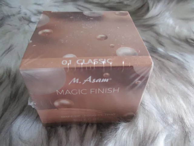 M.ASAM "MAGIC FINISH" 01 CLASSIC FOND DE TEINT Pearl-Edition Make-Up 50ml neu!!!