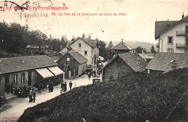 CPA 88 - LE COL DE LA SCHLUCHT (Vosges) - 20. Un Jour de Fête