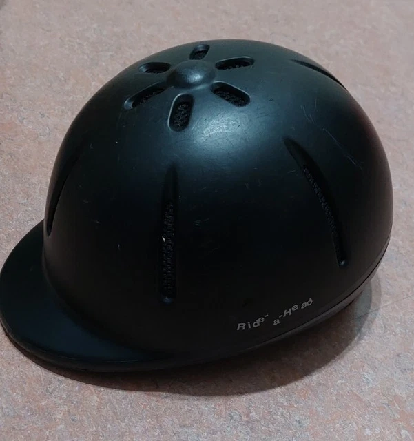 Reiterhelm Reitkappe Reithelm Krämer  K-2A, Gr. S (48-52cm), schwarz, Kinder 7